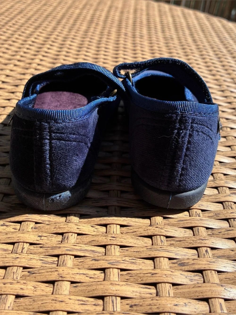Cienta Navy Velvet Mary Jane Shoes Toddler Preppy Balletcore Made in Spain
